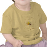 Pequeña abeja ocupada camisetas