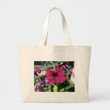 Pequeña araña, flor grande bolsa