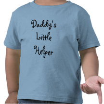 Pequeña camiseta del ayudante del papá para los ni
