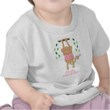 Pequeña camiseta del mono