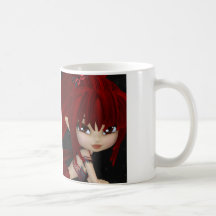 Pequeña hada roja de "Nissa" Taza