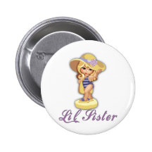 Pequeña hermana de la playa pins