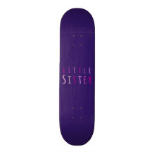 Pequeña hermana en rosa patines personalizados