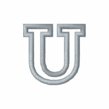 Pequeña letra atlética de "U"