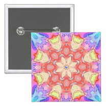 Pequeña mandala feliz botones