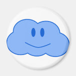 Pequeña nube feliz iman
