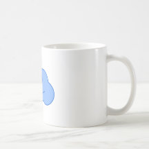 Pequeña nube feliz taza