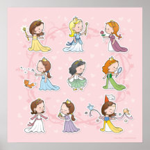 Pequeña princesa impresiones