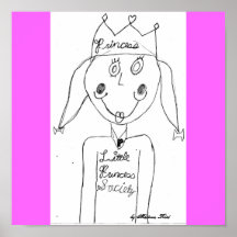 Pequeña princesa Society Club por Madison Reid Poster
