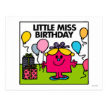 Pequeña Srta. Birthday Scene Postal