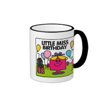 Pequeña Srta. Birthday Scene Taza De Café
