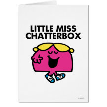 Pequeña Srta. Chatterbox Classic 1 Tarjeta
