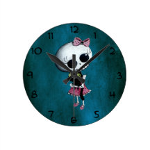 Pequeña Srta. Death - belleza de Hallowen Reloj
