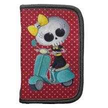 Pequeña Srta. Death en la vespa Planificador