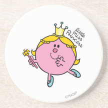 Pequeña Srta. princesa Icon 2 Posavasos Para Bebidas