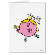 Pequeña Srta. princesa Icon 2 Tarjeton