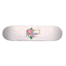 Pequeña Srta. princesa y castillo 1 Patín Personalizado