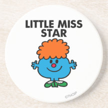 Pequeña Srta. Star Classic Posavasos Personalizados