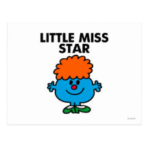 Pequeña Srta. Star Classic Postales