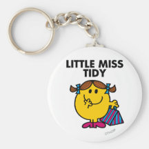 Pequeña Srta. Tidy Classic Llaveros Personalizados