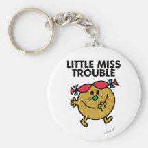 Pequeña Srta. Trouble Classic 2 Llaveros