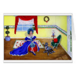 Pequeña tarjeta de felicitación de Srta. Muffet