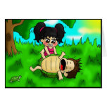 Pequeña tortuga felicitacion 