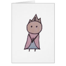 Pequeña una tarjeta de la princesa