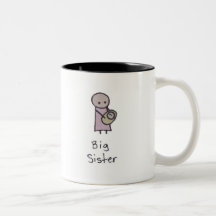 Pequeña una taza del tono de la hermana grande dos