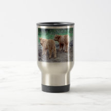 Pequeñas colas lindas taza