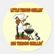 PEQUEÑAS COSAS GRANDES GRILLIN DE LAS COSAS CHILLI PEGATINA