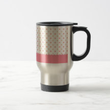 Pequeñas flores rosadas lindas con la raya rosada tazas