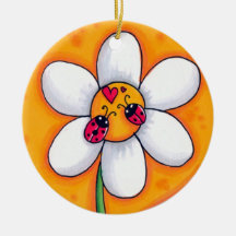 Pequeñas mariquitas ornamento para arbol de navidad