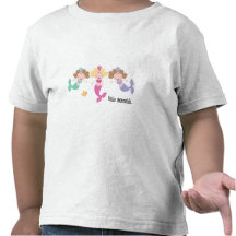 pequeñas sirenas camisetas
