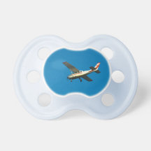 Pequeño aeroplano chupetes de bebe