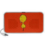 Pequeño anadón lindo notebook altavoces