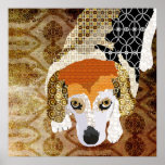 Pequeño arte del beagle de Chloe Posters