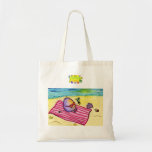 Pequeño bolso perdido de la playa de la uva bolsa