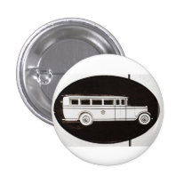 pequeño botón con el autobús viejo pins