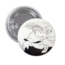 pequeño botón con el camarero gordo pins