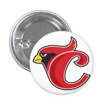 Pequeño botón de Cardenales Pin