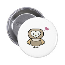 pequeño búho lindo pins