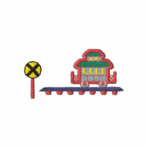 Pequeño Caboose camisetas bordadas