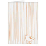 PEQUEÑO CHIRRIDO Notecard Felicitaciones