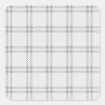 Pequeño cuadrado de tres bandas - Gray1 Calcomanías Cuadradass Personalizadas