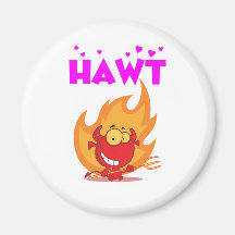 Pequeño demonio llameante de Hawt Imanes Para Frigoríficos