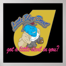 ¿Pequeño diablo azul - consiguió a un pequeño diab Impresiones