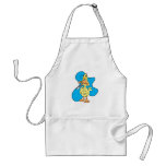 pequeño ducky enfermo delantales
