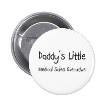 Pequeño ejecutivo de las ventas médico del papá pin