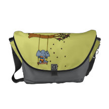 pequeño elefante bolsas de mensajeria